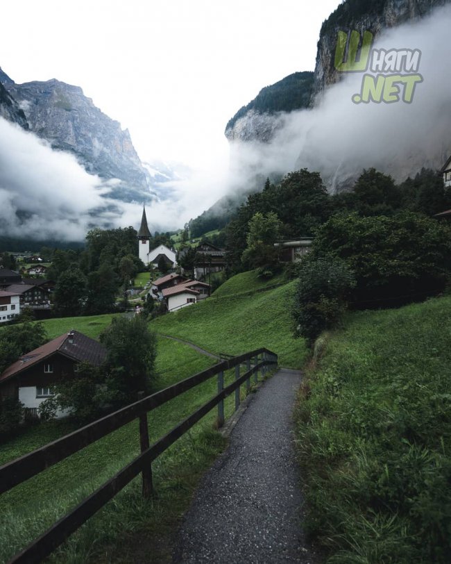 Пейзажи Швейцарии особенно живописны швейцария