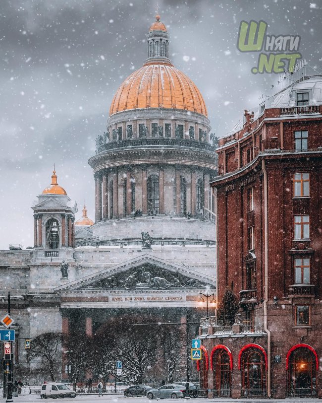 Величие зимнего Санкт-Петербурга санкт-петербург, россия