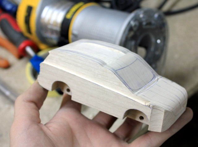 Деревянный Subaru Forester творчество, хобби, своими руками