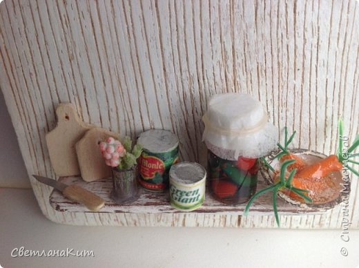 Кухонные панно с миниатюрами: мастер-класс домашний очаг