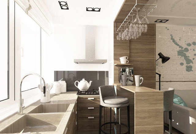 Кухня в квартире студии: лучшие идеи по обустройству с примерами интерьер и дизайн