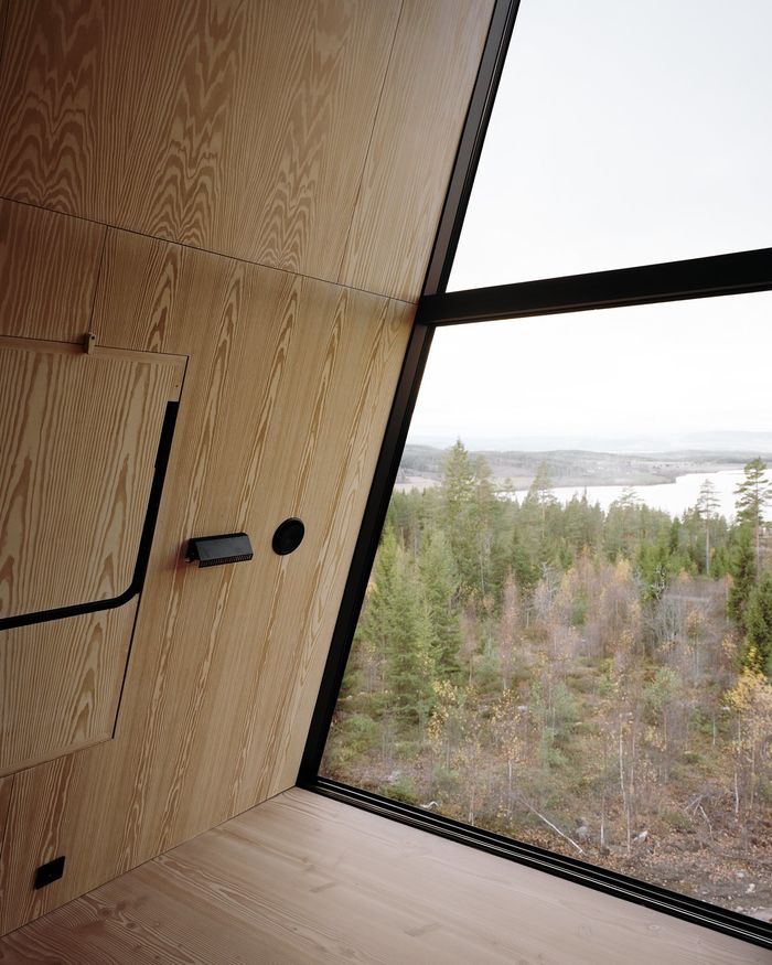 Каникулы в сказке: уютный и современный домик над лесом архитектура