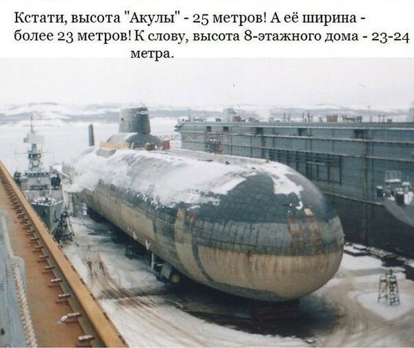 Гигантская подводная лодка проекта 941 - 