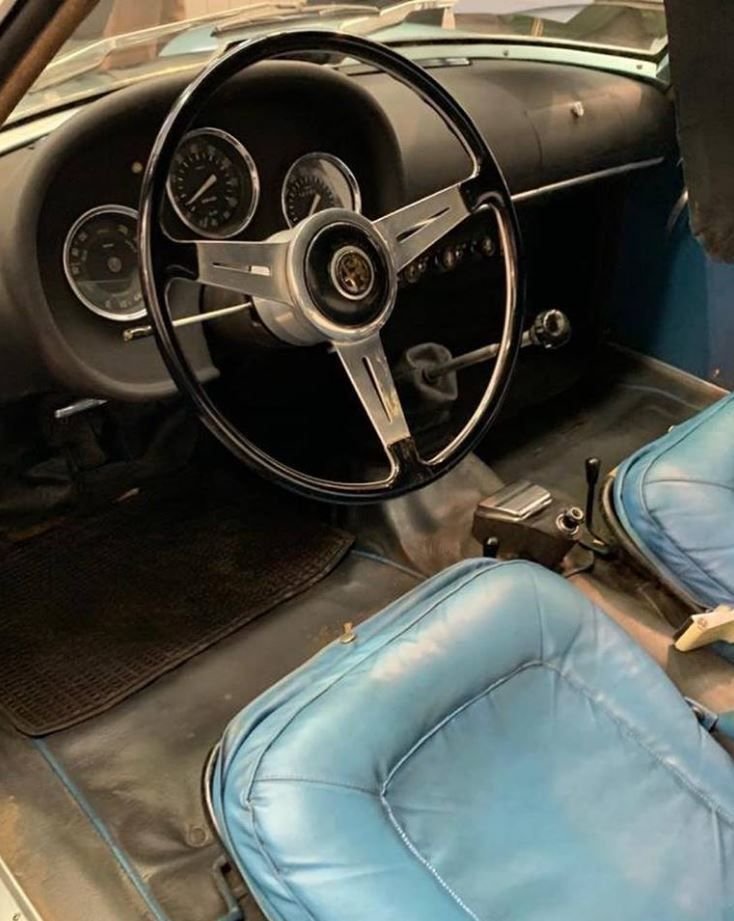 Редкая Alfa Romeo Giulietta SZ 1962 хранилась в подвале 35 лет 
