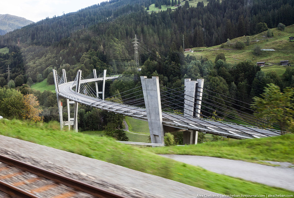 Самые красивые в мире железные дороги: Швейцария европа