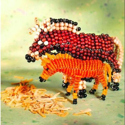 Плетём животных из бисера бисероплетнеие