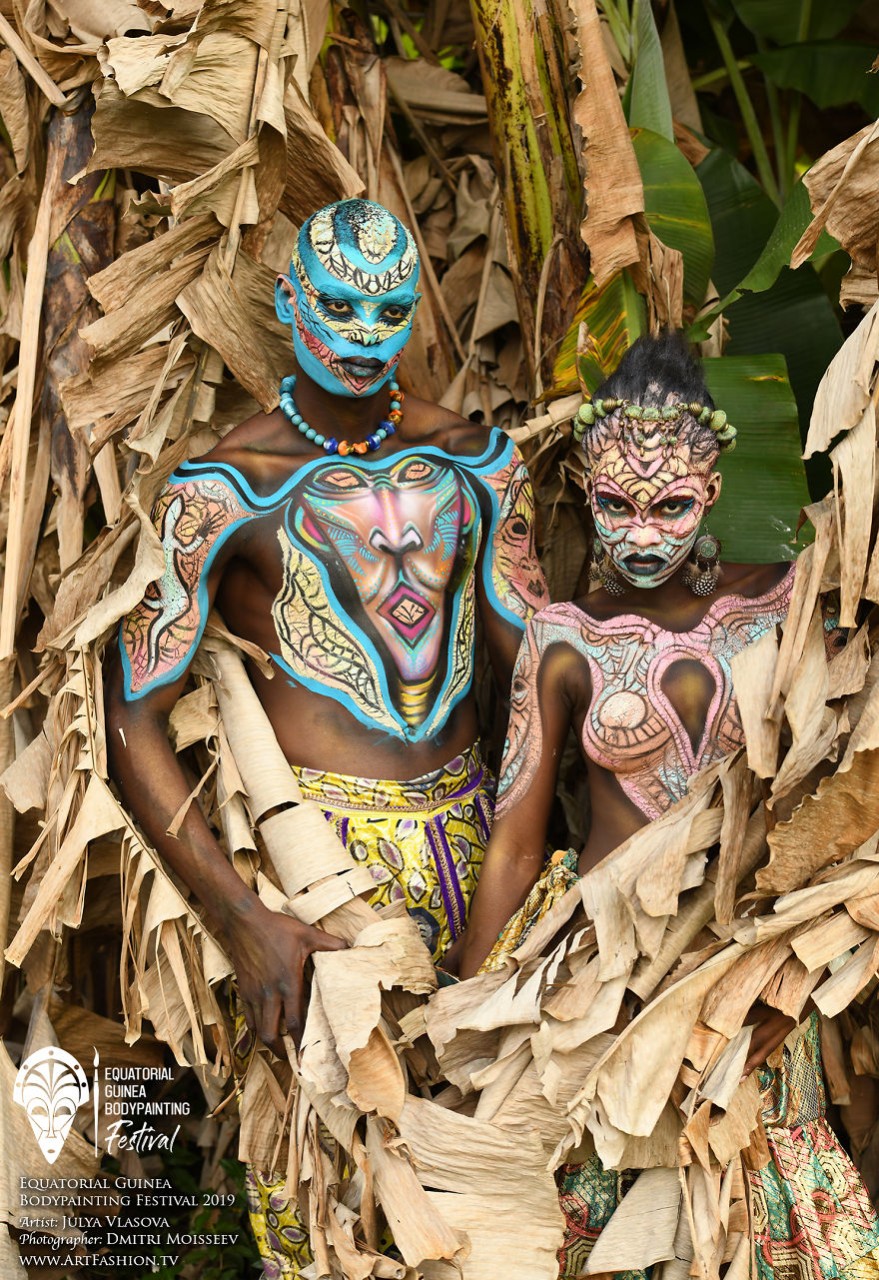 Удивительные снимки с фестиваля бодиарта в Экваториальной Гвинее 