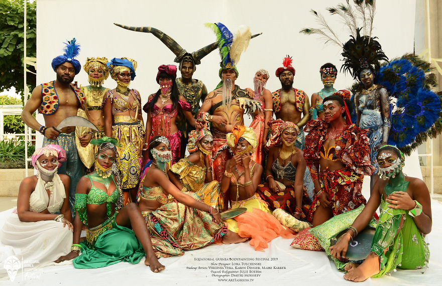 Удивительные снимки с фестиваля бодиарта в Экваториальной Гвинее 